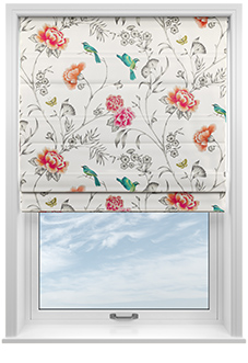 Borneo, Orchid - Roman Blind